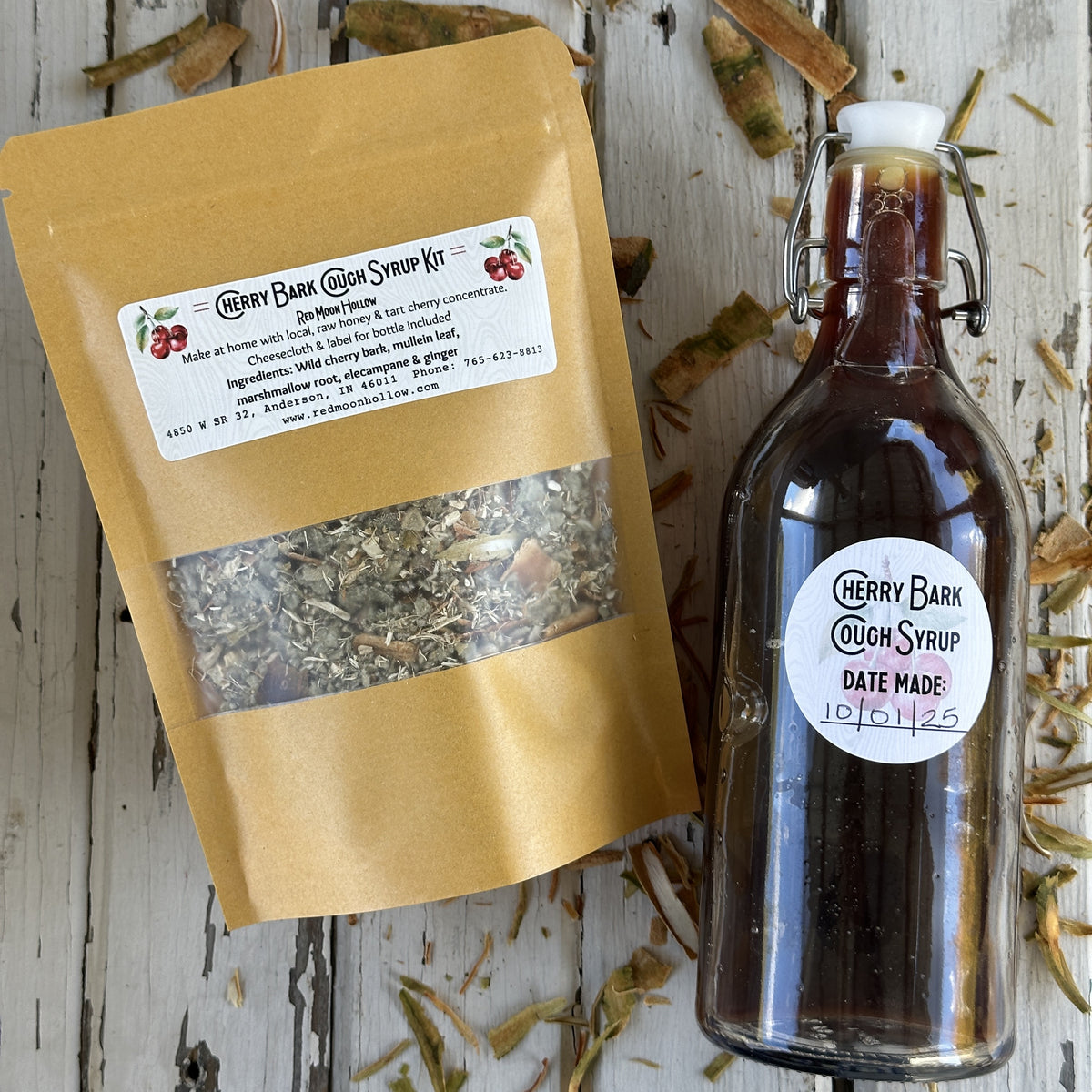 Cherry Bark Cough Syrup Kit