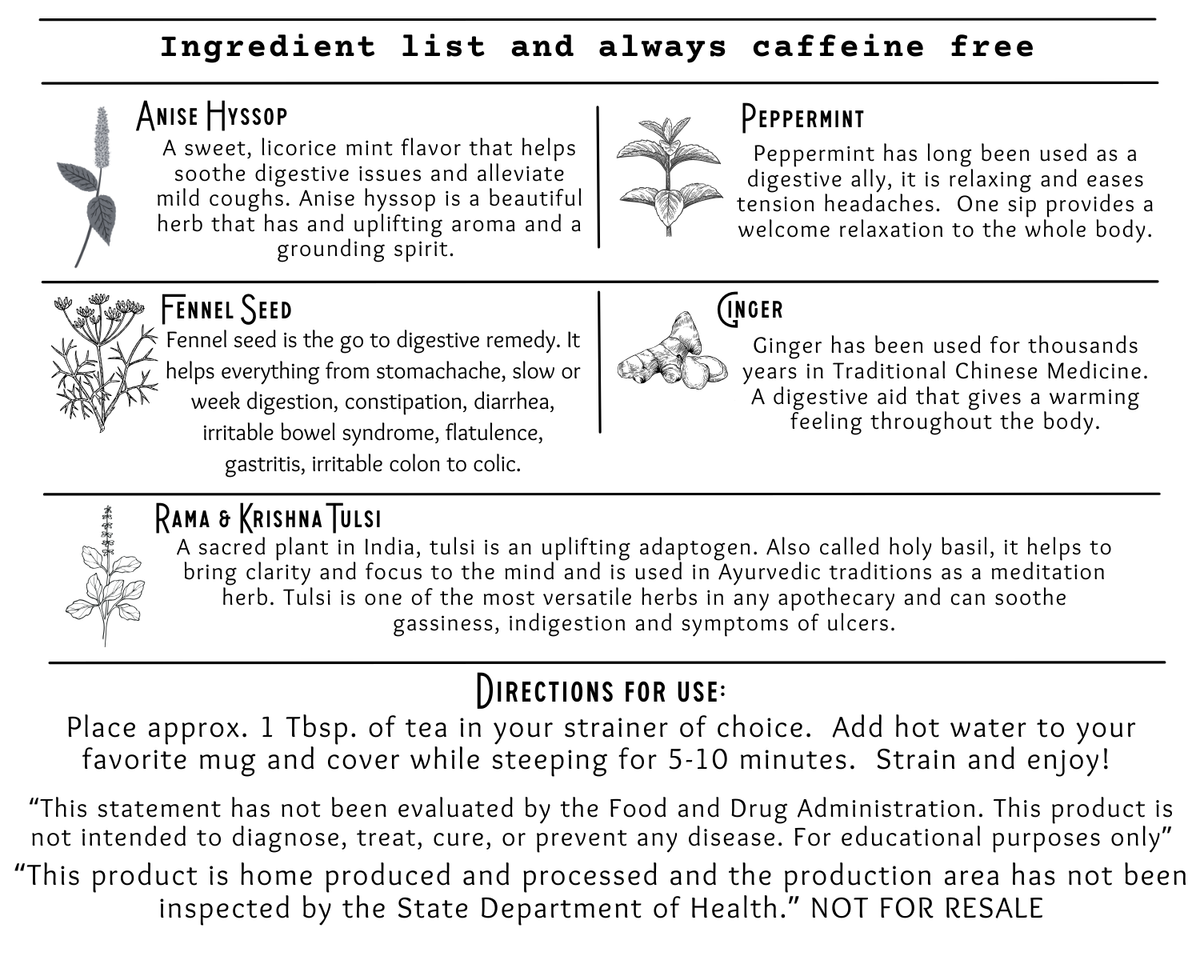 Digest Zen Herbal Tea Blend