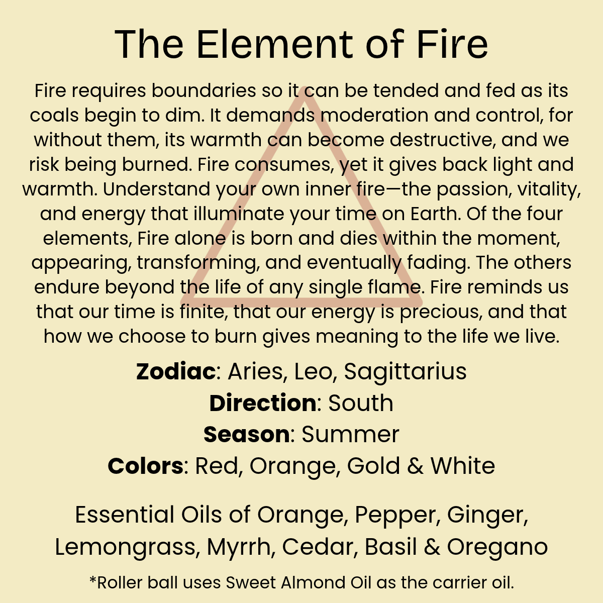 Fire Element Roller Ball Fragrance