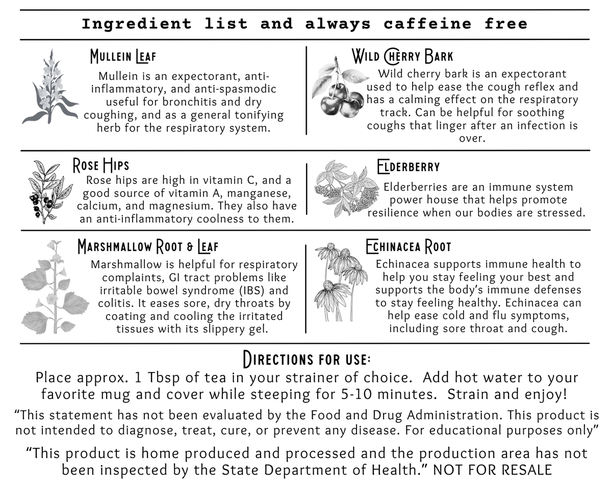 Respiratory Relief Herbal Tea Blend