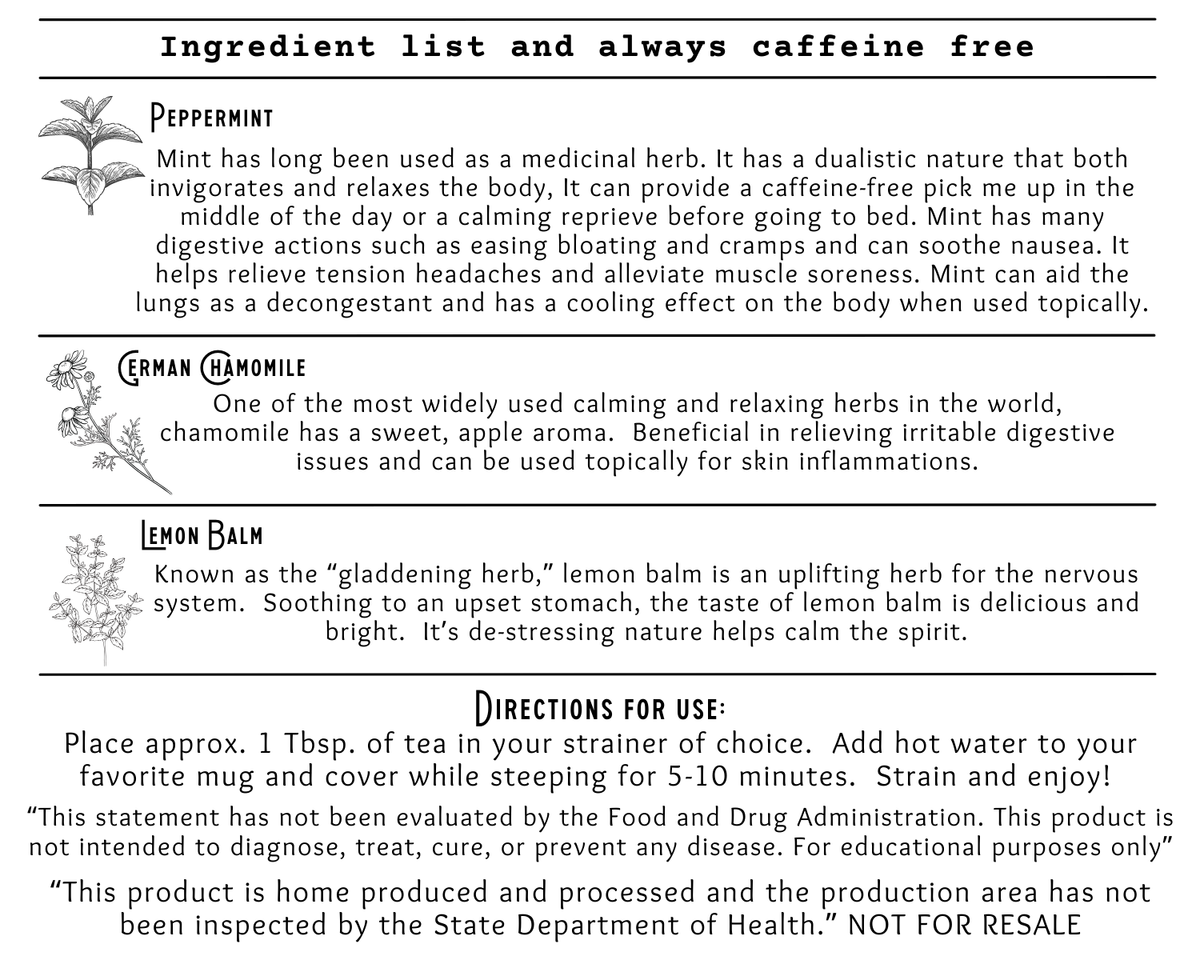 SimpliciTea Herbal Tea Blend
